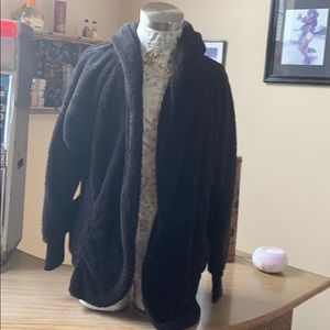 T Party fuzzy jacket